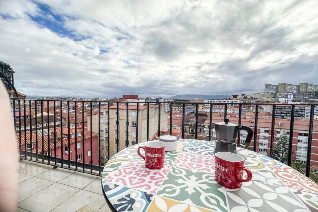Acogedor Loft Con Vistas A La Ciudad Apartment Santander Bagian luar foto